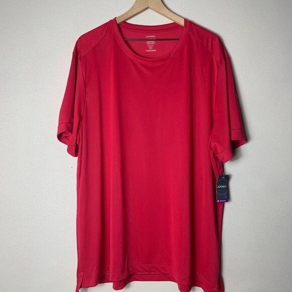 JOCKEY 2XL ACTIVE CREW TEE RED - Picture 2 of 8